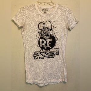 Rat Fink white t-shirt